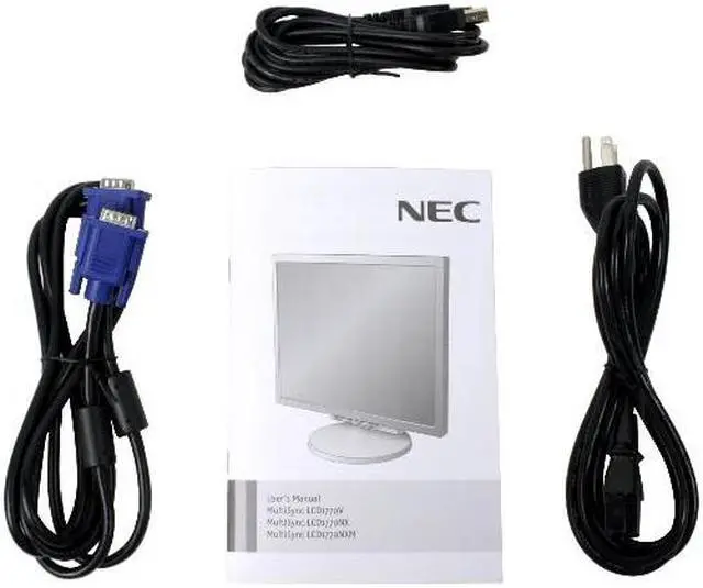 Alt view image 8 of 9 - NEC Display Solutions 17" SXGA LCD Monitor 5 ms D-Sub, DVI-D LCD1770NX-BK