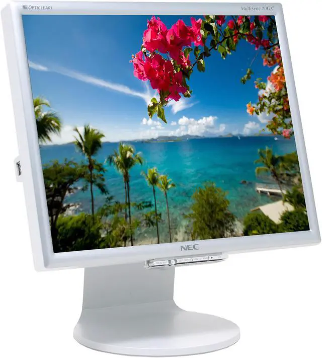 Alt view image 3 of 10 - NEC Display Solutions 17" SXGA LCD Monitor w/USB 2.0 hub 4 ms D-Sub, DVI-D 70GX2