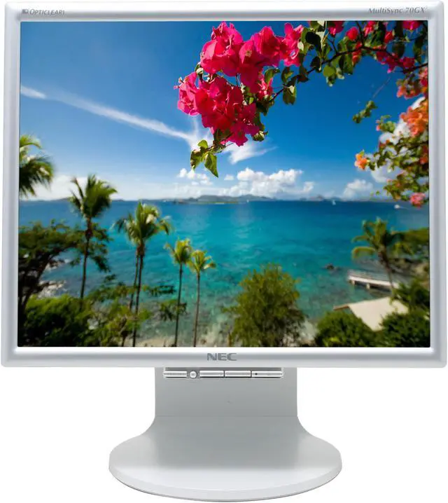 Alt view image 2 of 10 - NEC Display Solutions 17" SXGA LCD Monitor w/USB 2.0 hub 4 ms D-Sub, DVI-D 70GX2