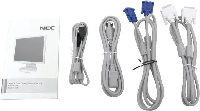 Alt view image 9 of 10 - NEC Display Solutions 17" SXGA LCD Monitor w/USB 2.0 hub 4 ms D-Sub, DVI-D 70GX2