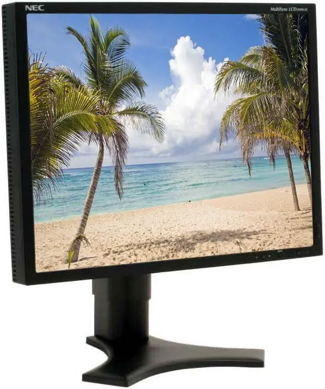 Alt view image 3 of 9 - NEC Display Solutions 20.1" Active Matrix, TFT LCD UXGA LCD Monitor 16 ms D-Sub, DVI-I, DVI-D LCD2090UXi-BK