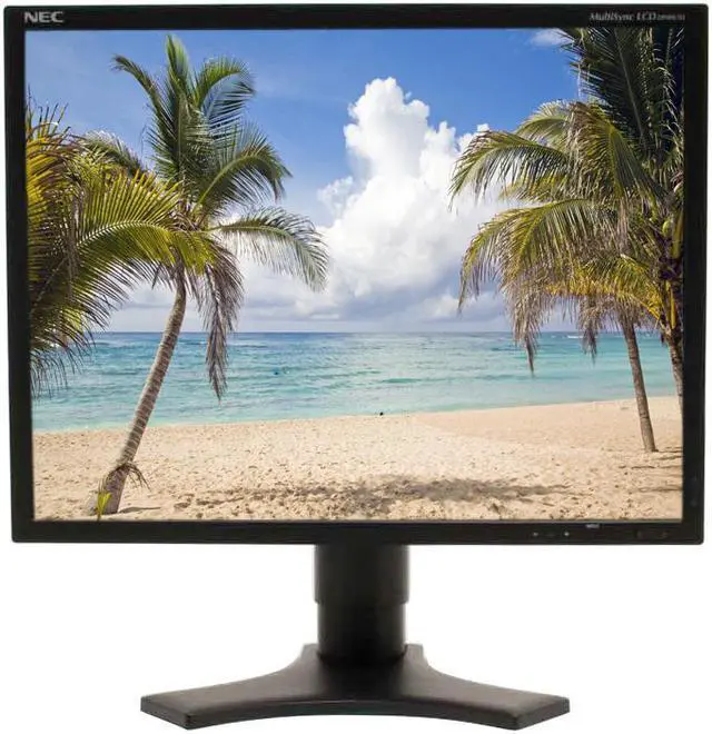 Alt view image 2 of 9 - NEC Display Solutions 20.1" Active Matrix, TFT LCD UXGA LCD Monitor 16 ms D-Sub, DVI-I, DVI-D LCD2090UXi-BK
