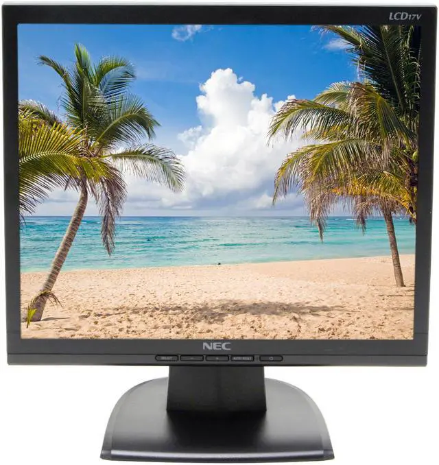 Alt view image 2 of 8 - NEC Display Solutions 17" SXGA LCD Monitor 8 ms D-Sub LCD17V-BK