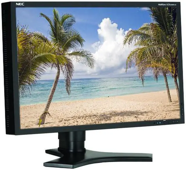 Alt view image 3 of 3 - NEC Display Solutions 24.1" WUXGA LCD Monitor 16ms, 8ms(GTG) D-Sub, DVI LCD2490WUXi-BK