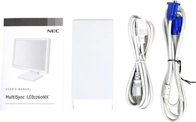 Alt view image 7 of 7 - NEC Display Solutions 17" Active Matrix, TFT LCD SXGA LCD Monitor 16 ms D-Sub, DVI-D LCD1760NX