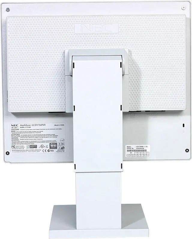 Alt view image 4 of 7 - NEC Display Solutions 17" Active Matrix, TFT LCD SXGA LCD Monitor 16 ms D-Sub, DVI-D LCD1760NX