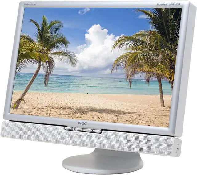 Main image of NEC Display Solutions 20.1" WSXGA+ LCD Monitor with TV-Tuner & 4-port USB 2.0 hub 6 ms D-sub, DVI-D, S-video, component, composite 20WMGX2