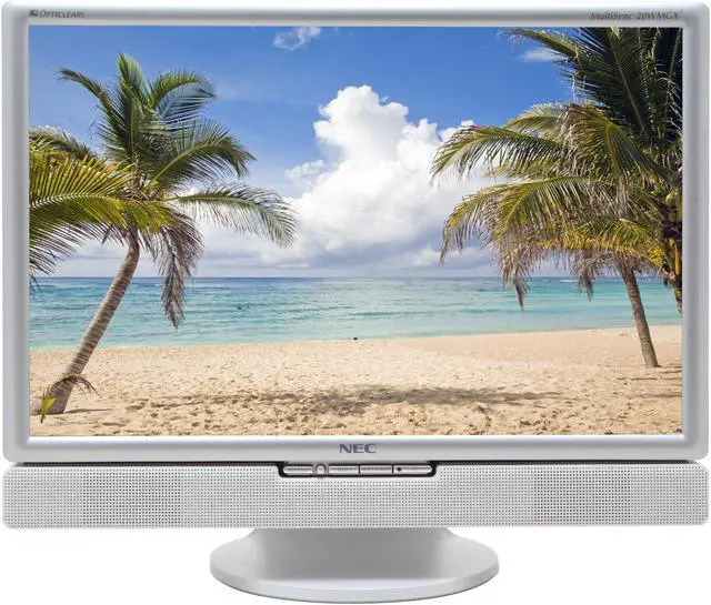 Alt view image 2 of 12 - NEC Display Solutions 20.1" WSXGA+ LCD Monitor with TV-Tuner & 4-port USB 2.0 hub 6 ms D-sub, DVI-D, S-video, component, composite 20WMGX2