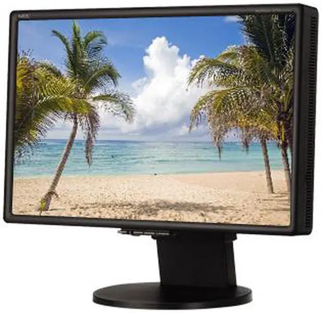 Alt view image 2 of 18 - NEC Display Solutions 24" WUXGA LCD Monitor with HDCP & USB ports 6ms(GTG) D-Sub, DVI-D LCD2470WNX-BK