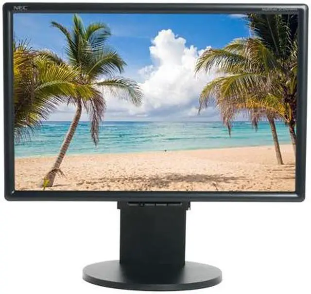 Alt view image 3 of 18 - NEC Display Solutions 24" WUXGA LCD Monitor with HDCP & USB ports 6ms(GTG) D-Sub, DVI-D LCD2470WNX-BK