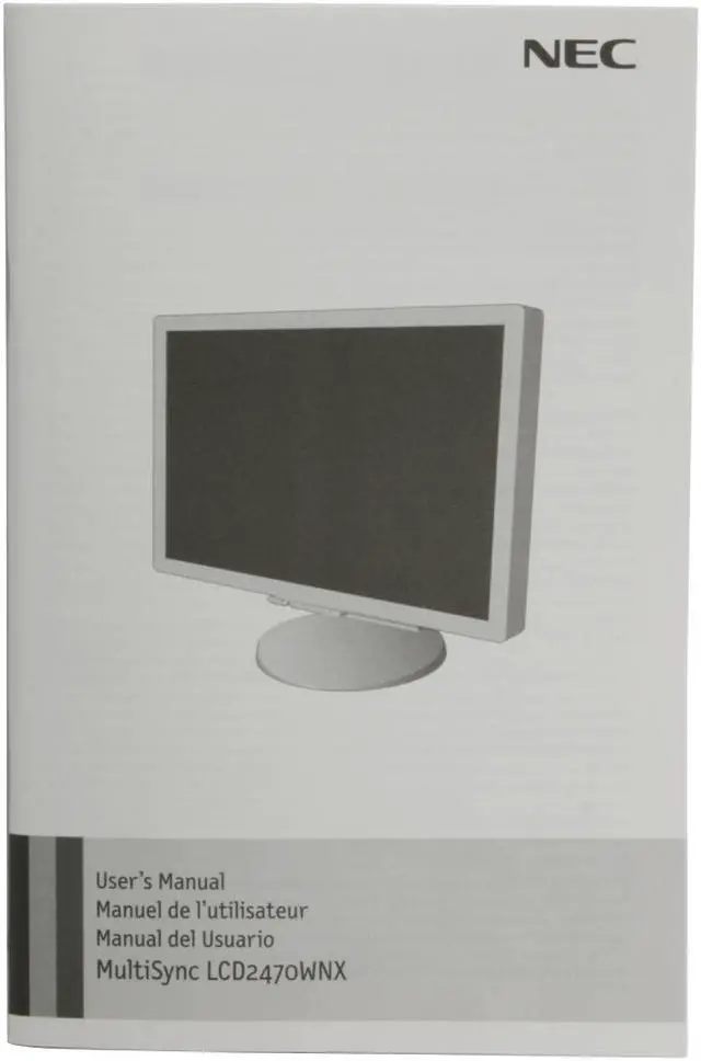 Alt view image 18 of 18 - NEC Display Solutions 24" WUXGA LCD Monitor with HDCP & USB ports 6ms(GTG) D-Sub, DVI-D LCD2470WNX-BK