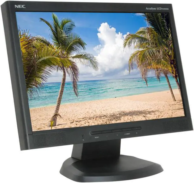 Alt view image 3 of 12 - NEC Display Solutions 19" WXGA+ LCD Monitor 5 ms D-Sub, DVI-D ASLCD193WXM-BK