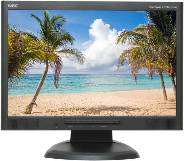 Alt view image 2 of 12 - NEC Display Solutions 19" WXGA+ LCD Monitor 5 ms D-Sub, DVI-D ASLCD193WXM-BK