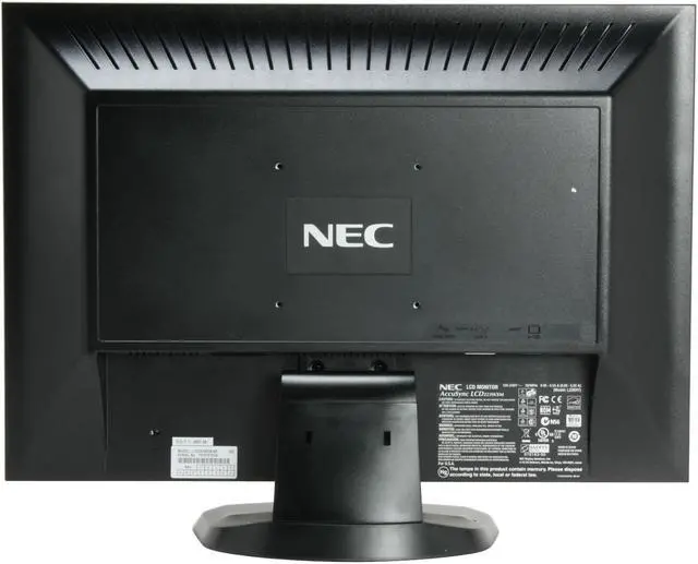 Alt view image 8 of 11 - NEC Display Solutions 22" WSXGA+ LCD Monitor 5 ms D-Sub, DVI-D ASLCD223WXM-BK