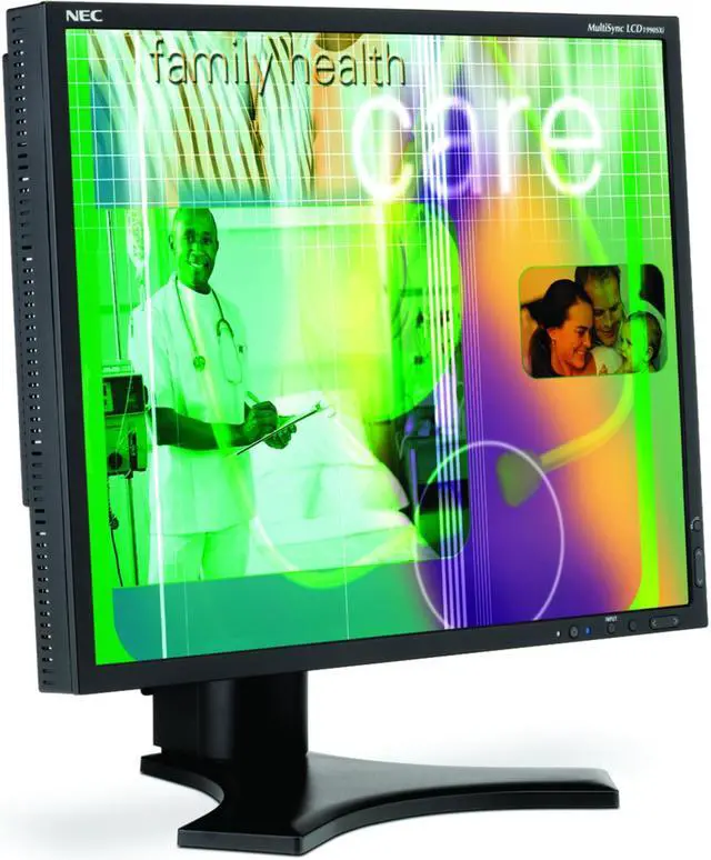 Main image of NEC Display Solutions LCD1990SX-BK Black 19" 25ms (8 ms G to G) Pivot, Swivel & Height Adjustable Professional LCD Monitor 250 cd/m2 1500:1