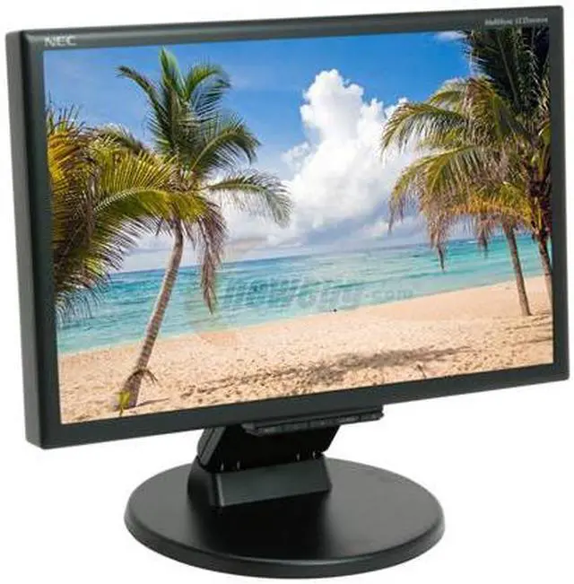 Alt view image 3 of 13 - NEC Display Solutions 20" WSXGA+ LCD Monitor 5 ms D-Sub, DVI-D LCD205WXM-BK