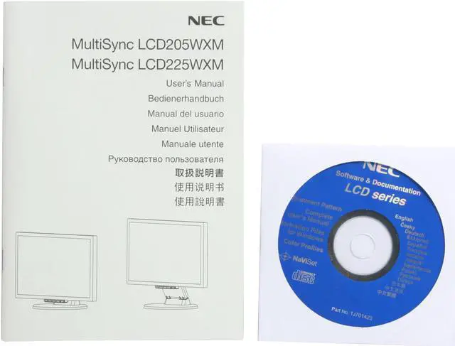 Alt view image 12 of 13 - NEC Display Solutions 20" WSXGA+ LCD Monitor 5 ms D-Sub, DVI-D LCD205WXM-BK
