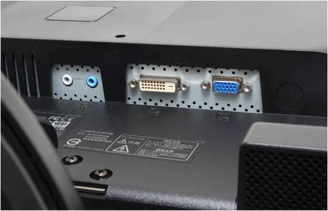 Alt view image 8 of 12 - NEC Display Solutions LCD225WXM-BK Black 22" 5ms Widescreen LCD Monitor w/ Built in Speakers 300 cd/m2 1000:1 w/ Height & Swivel Adjustments