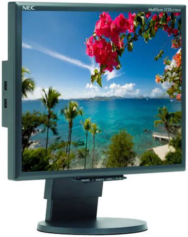 Alt view image 3 of 3 - NEC Display Solutions 21.3" UXGA LCD Monitor 8ms(GTG) D-Sub, DVI-D LCD2170NX-BK-2