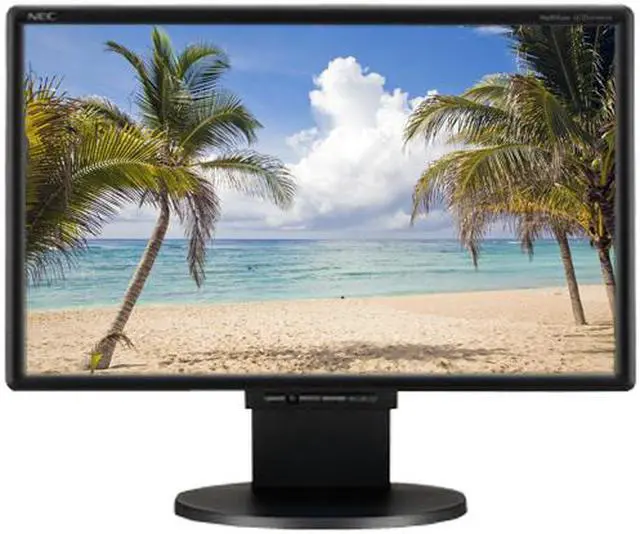 Alt view image 2 of 13 - NEC Display Solutions 24" WUXGA LCD Monitor 5 ms D-Sub, DVI-D LCD2470WVX-BK