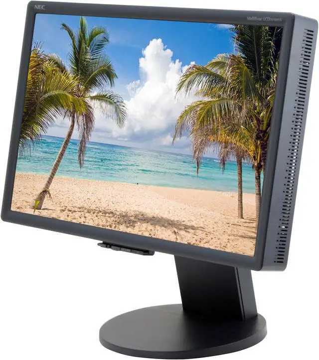 Main image of NEC Display Solutions 24" WUXGA LCD Monitor 5 ms D-Sub, DVI-D LCD2470WVX-BK