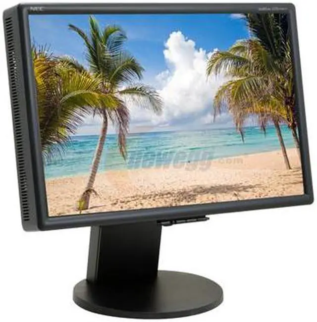 Alt view image 3 of 13 - NEC Display Solutions 24" WUXGA LCD Monitor 5 ms D-Sub, DVI-D LCD2470WVX-BK