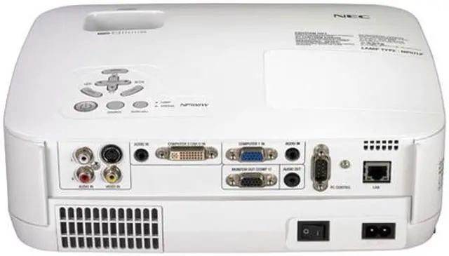 Alt view image 3 of 3 - NEC Display Solutions NP500W 1280 x 800 3000 lumens LCD Projector 500:1