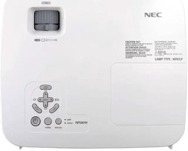 Alt view image 2 of 3 - NEC Display Solutions NP500W 1280 x 800 3000 lumens LCD Projector 500:1