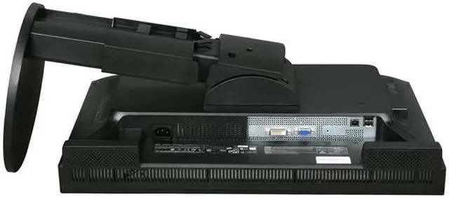 Alt view image 9 of 10 - NEC Display Solutions EA241WM-BK Black 24" 5ms  Height,Pivot and Swivel Adjustable  Widescreen LCD Monitor w/Speakers 400 cd/m2 1000:1
