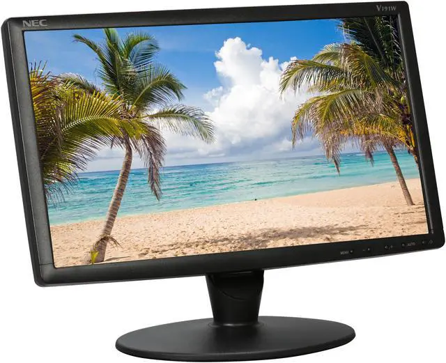 Alt view image 3 of 9 - NEC Display Solutions 18.5" LCD Monitor 5 ms D-Sub V191W-BK