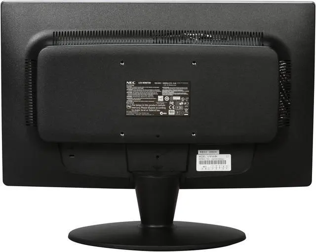 Alt view image 5 of 9 - NEC Display Solutions 18.5" LCD Monitor 5 ms D-Sub V191W-BK