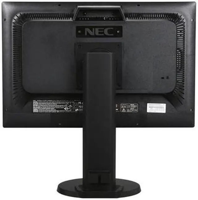 Alt view image 5 of 10 - NEC Display Solutions E222W-BK Black 22" 5ms height pivot tilt & swivel adjust  Widescreen LCD Monitor 250 cd/m2 1000:1