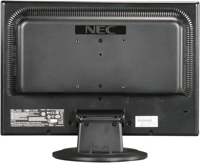 Alt view image 5 of 8 - NEC Display Solutions 19" WXGA+ LCD Monitor 5 ms D-Sub, DVI-D AS191WM-BK