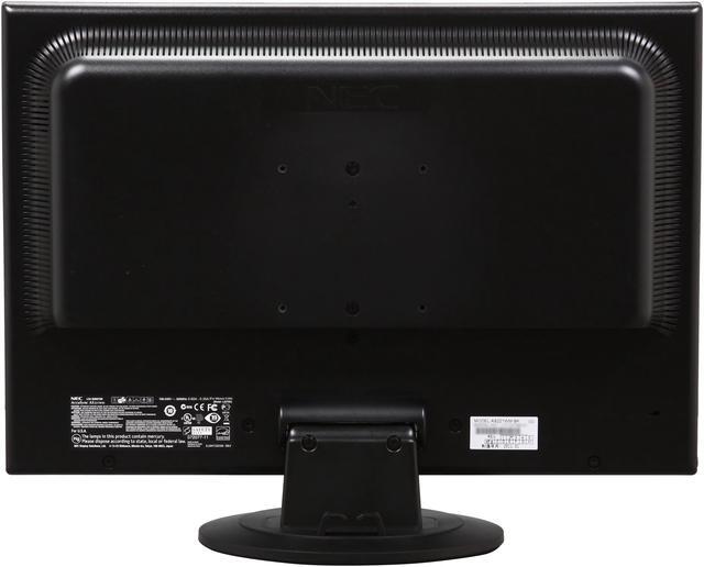 Alt view image 5 of 8 - NEC Display Solutions 22" WSXGA+ LCD Monitor 5 ms D-Sub, DVI-D AS221WM-BK