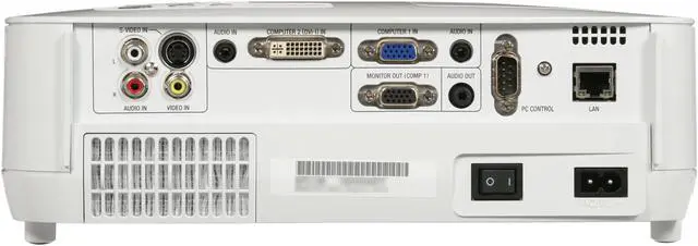 Alt view image 4 of 8 - NEC Display Solutions NP510W 1280 x 800 3000 normal / Eco = approx. 70% of normal mode LCD Projector 500:1
