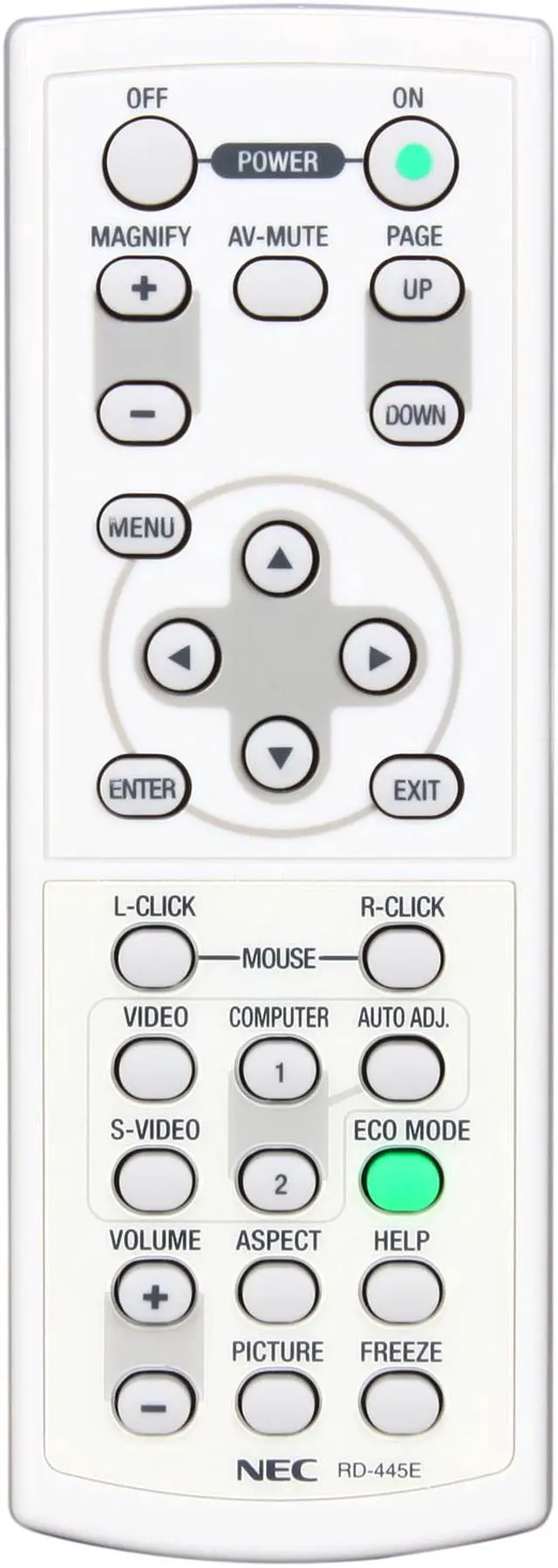 Alt view image 7 of 8 - NEC Display Solutions NP410 1024 x 768 2600 lumens LCD Projector 2000:1