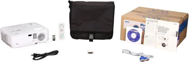 Alt view image 8 of 8 - NEC Display Solutions NP410 1024 x 768 2600 lumens LCD Projector 2000:1