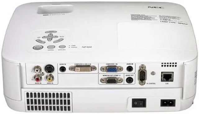 Alt view image 4 of 4 - NEC Display Solutions NP410W 1280 x 800 2600 lumens LCD Projector 450:1