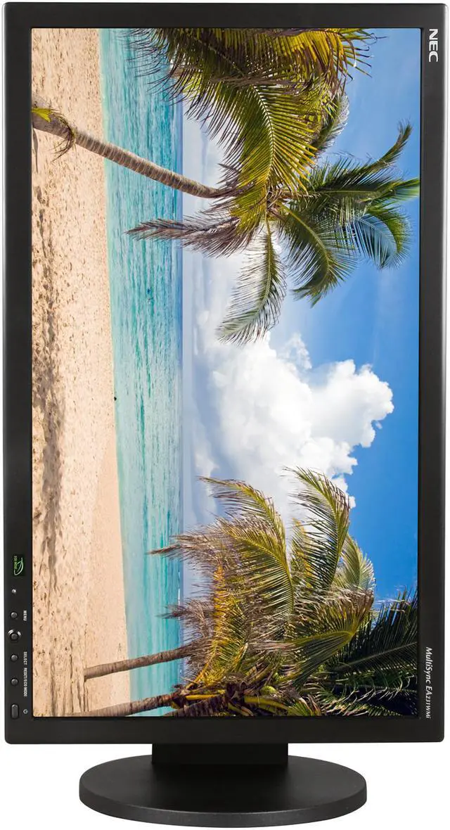 Alt view image 8 of 10 - NEC Display Solutions EA231WMI-BK Black 23" Height,Swivel,Pivot Adjustable IPS WideScreen LCD Monitor w/USB & Speakers 270 cd/m2 DC 3000:1