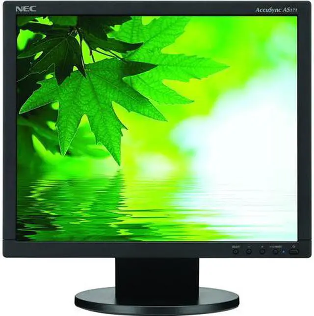 Main image of NEC Display Solutions 17" SXGA LCD Monitor 5 ms D-Sub, DVI AS171-BK