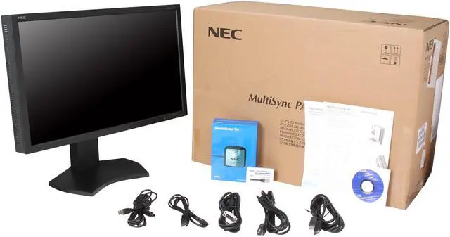 Alt view image 11 of 11 - NEC Display Solutions PA271W-BK-SV Black 27" WQHD Height,Swivel,Pivot Adjustable IPS Panel Widescreen LCD monitor 300 cd/m2 1000:1 w/ SpectraViewII