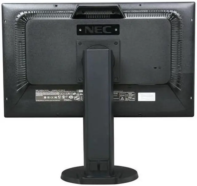 Alt view image 5 of 10 - NEC Display MultiSync E231W-BK Black 23” Widescreen TN Panel, LED Backlight LCD Monitor 5ms 250cd/m2, Display Port, Height Adjust, Pivot, Tilt & Swivel, ECO Mode function – Carbon Footprint Meter, 3 Y