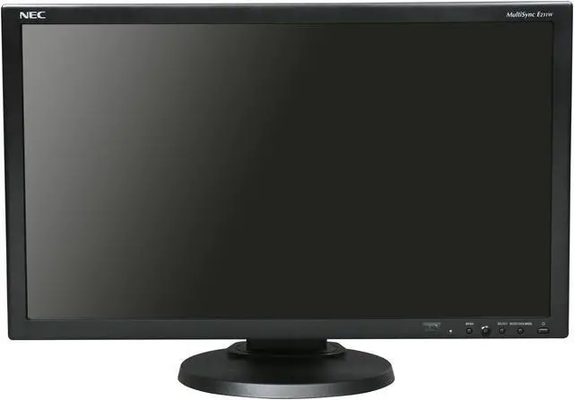 Alt view image 7 of 10 - NEC Display MultiSync E231W-BK Black 23” Widescreen TN Panel, LED Backlight LCD Monitor 5ms 250cd/m2, Display Port, Height Adjust, Pivot, Tilt & Swivel, ECO Mode function – Carbon Footprint Meter, 3 Y