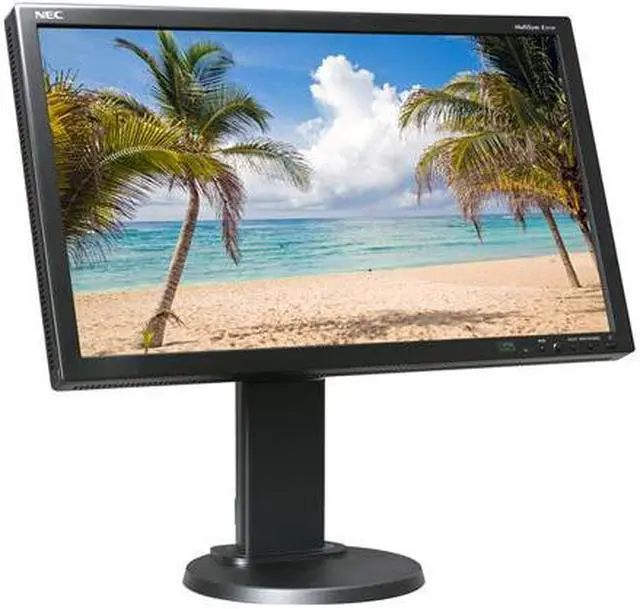 Alt view image 3 of 10 - NEC Display Solutions 23" LCD Monitor 5 ms D-Sub, DVI, DisplayPort E Series E231W-BK