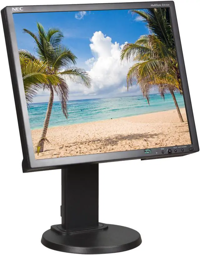 Alt view image 3 of 10 - NEC Display Solutions EA192M-BK Black 19" 5ms Height,Swivel & Pivot Adjustable LED BackLight LCD Monitor w/ Display Port & Speakers 250 cd/m2 DC 25,000:1 (1,000:1)