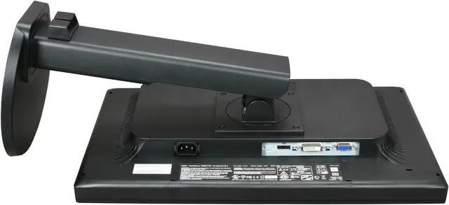 Alt view image 9 of 10 - NEC Display MultiSync E201W-BK Black 20” Widescreen TN Panel, LED Backlight LCD Monitor 5ms 250cd/m2, Display Port, Height Adjust, Tilt & Swivel, ECO Mode function – Carbon Footprint Meter, 3 Year War