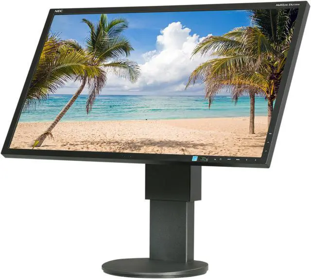 Main image of NEC Display Solutions MultiSync EA273WM-BK Black 27" 5ms HDMI Height,Swivel & Pivot Adjustable Widescreen LCD Monitor with LED Backliting 300 cd/m2 25,000:1 DCR (1000:1) w/Speakers