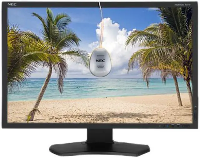 Alt view image 2 of 5 - NEC Display Solutions P241W-BK-SV Black 24" 8ms Pivot, Swivel & Height Adjustable IPS Panel Widescreen LCD Monitor 360 cd/m2 1000:1 w/ SpectraViewII