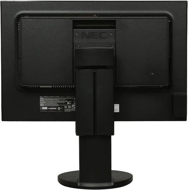Alt view image 5 of 10 - NEC MultiSync EA243WM-BK Black 24" 5ms HDMI Pivot, Swivel & Height Adjustable Widescreen LED Monitor250 cd/m2 DC 25,000:1 (1,000:1) 1W x 2