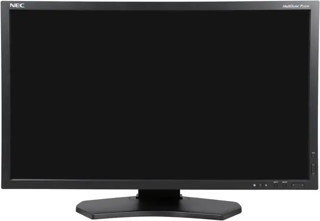 Alt view image 7 of 9 - NEC Display MultiSync P232W-BK Black 23” Widescreen IPS Panel, LED Backlight LCD Monitor 250cd/m2, DisplayPort, USB hub, Height Adjust/Pivot/Tilt/Swivel